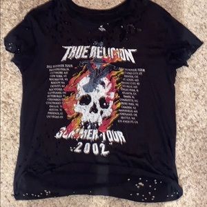 true religion skull t shirt